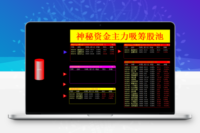 【更新版股池】神秘资金和主力吸货增加了一个股票池，一个界面即可方便查看排序以及预警选股信号